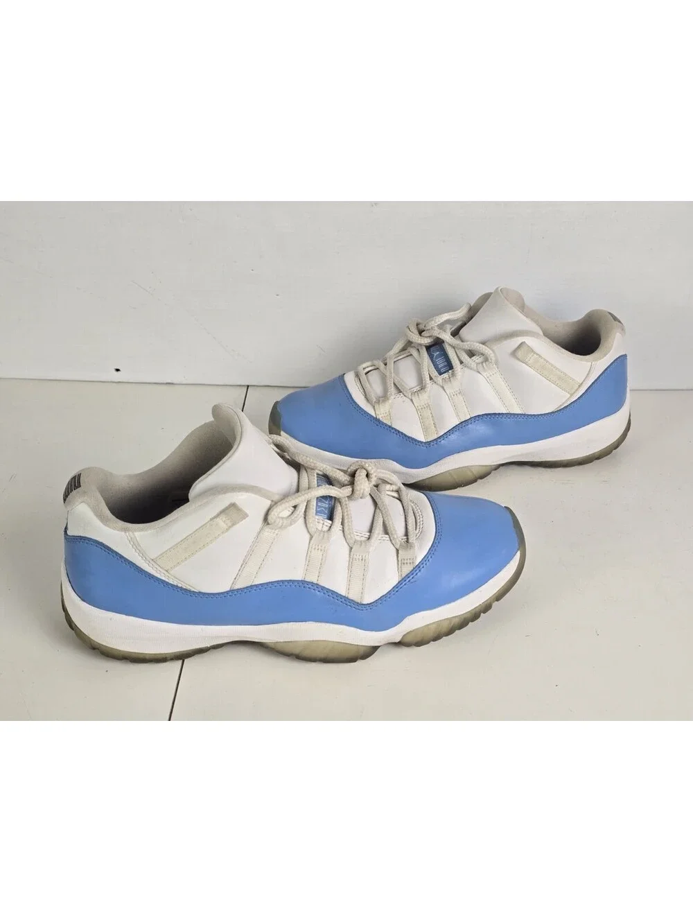 Air Jordan 11 Low University Blue White Men's Basketball Shoes Size 10.5 Used